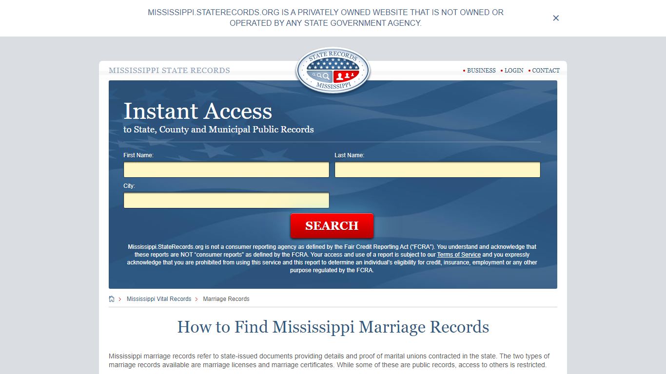 How to Find Mississippi Marriage Records