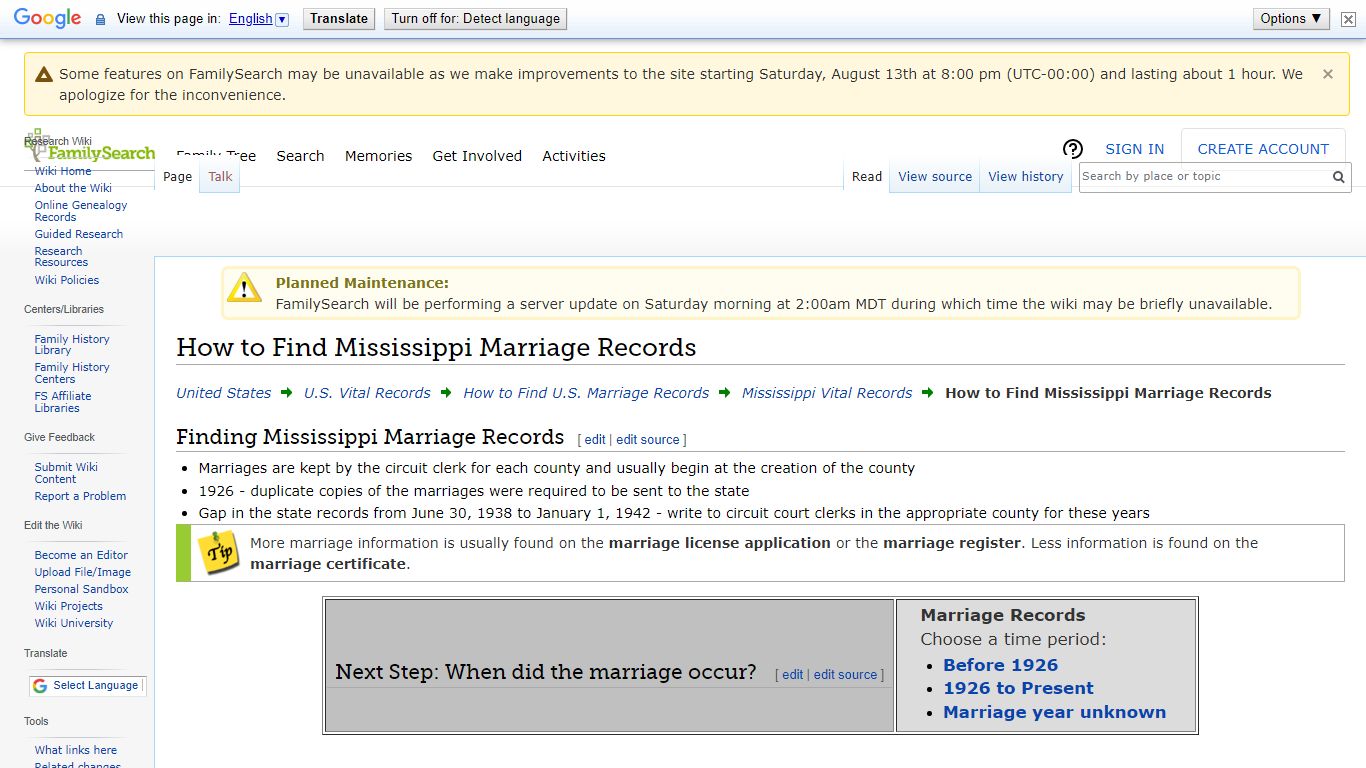 How to Find Mississippi Marriage Records • FamilySearch